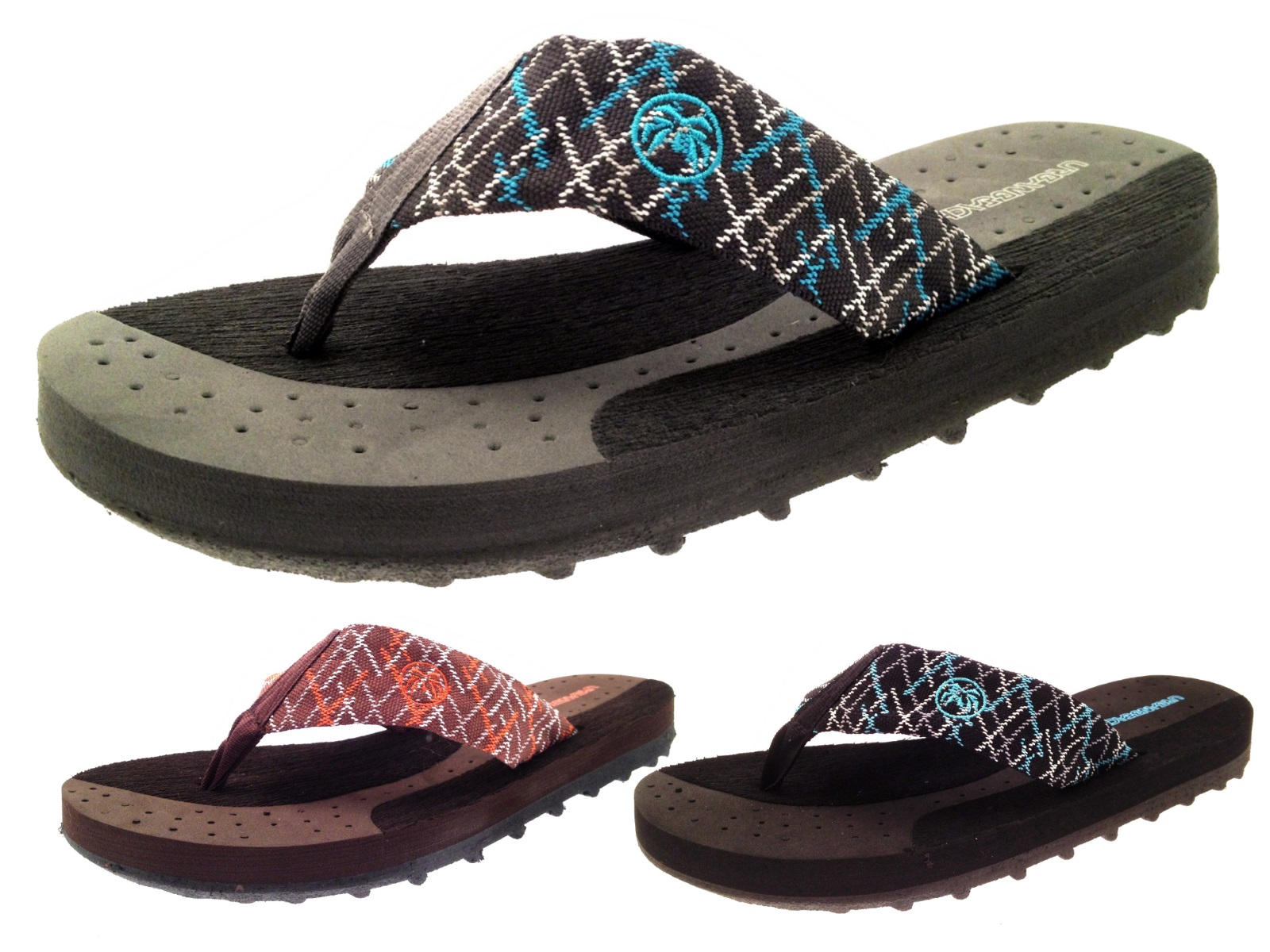 Related categories - variations (Tropics, Flirty Braidy, Twisted Sister, Crystal, Cozy, Rubber, T-Street, Hemp; Rainbow Size Standard Shoe Size Length in Inches.